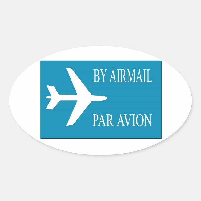 Airmail sticker effect (Front)