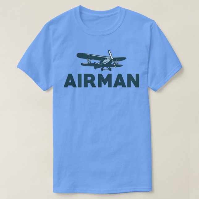 Airman Pilot Design  T-Shirt (Design Front)