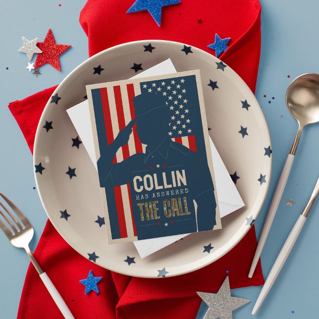 Airman Rustic Military Going Away Farewell Party Invitation (Creator Uploaded)