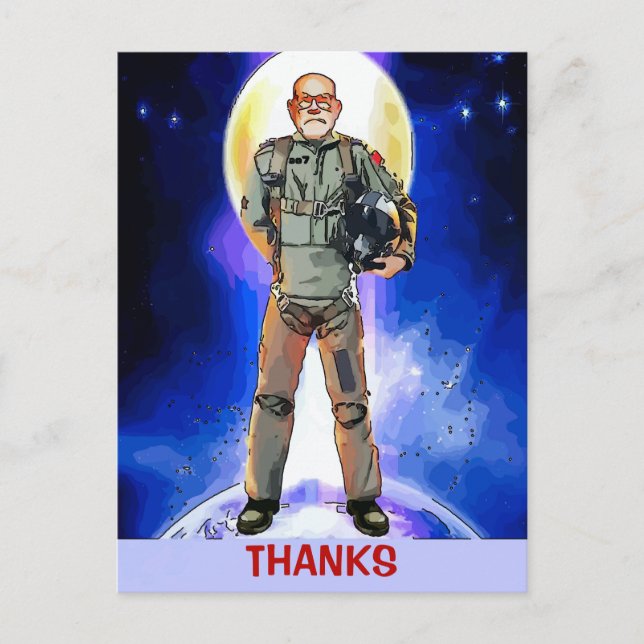 Airman Style Poster Card (Front)