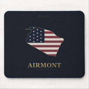Airmont New York American Silhouette Mouse Mat