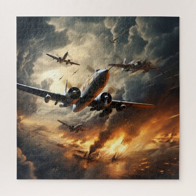 Airplane-7 Series Puzzle (Vertical)