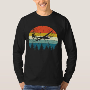 Airplane Aircraft Glider Plane Pilot Vintage Retro T-Shirt