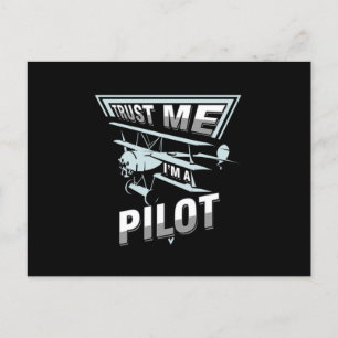 Airplane Aircraft Mechanic Aviator Aircraft Pilot  Postcard