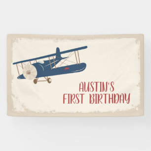 Airplane Birthday Banner
