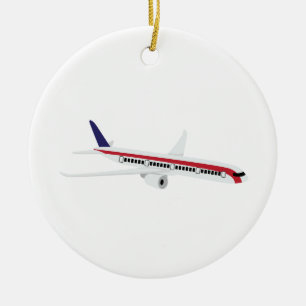 Airplane Ceramic Tree Decoration