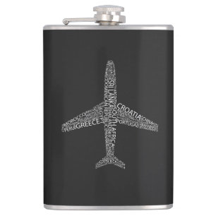 Airplane Hip Flask
