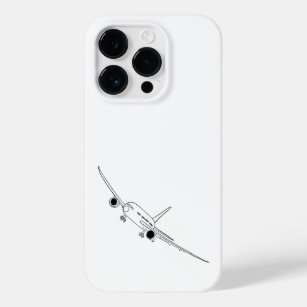 Airplane inked illustration Case-Mate iPhone 14 pro case