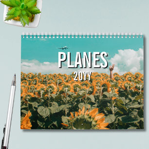 Airplane Jet Fighters Photos Military 12 Month Calendar