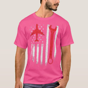 Airplane Mechanic Tools Aviation Technician Plane T-Shirt