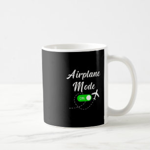 Airplane Mode Funny Travel Pilot Plane Vacation  Coffee Mug