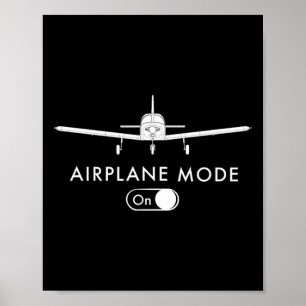 Airplane Mode On Piper  Poster