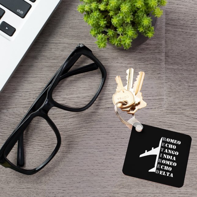 Airplane Retired Nato Phonetic Alphabet Aviation Key Ring (Creator Uploaded)