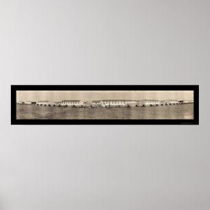 Airplane San Antonio Photo 1918 Poster