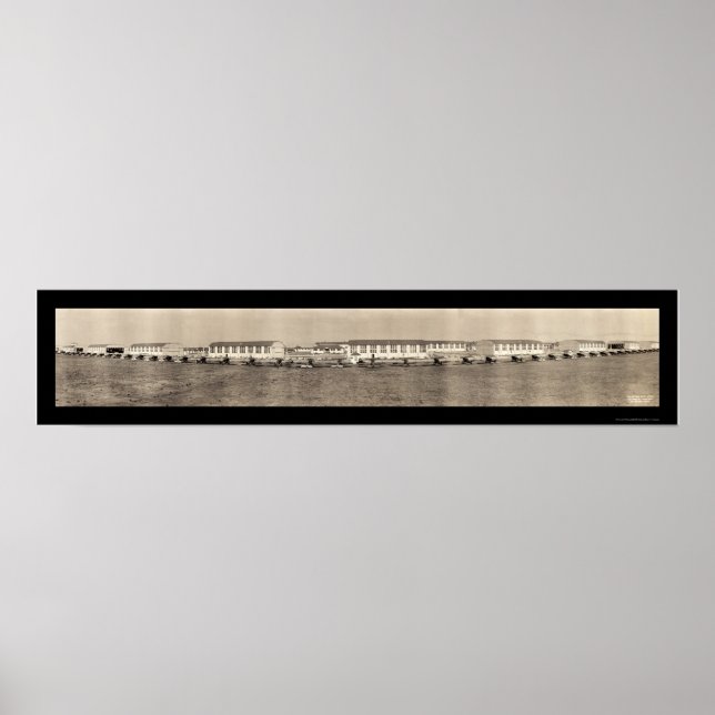 Airplane San Antonio Photo 1918 Poster (Front)