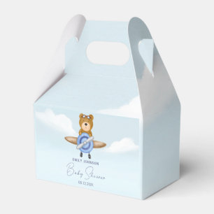 Airplane Teddy Bear  Favour Box