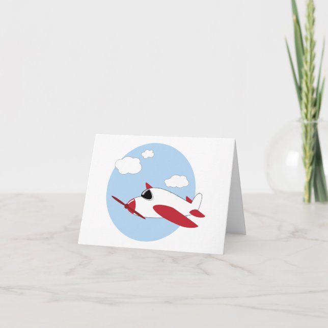 Airplane Thank You Card (Front)