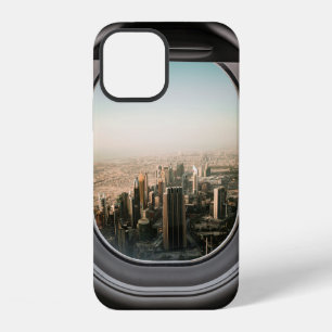 AIRPLANE WINDOW VIEW OF CITY DURING DAYTIME iPhone 12 CASE