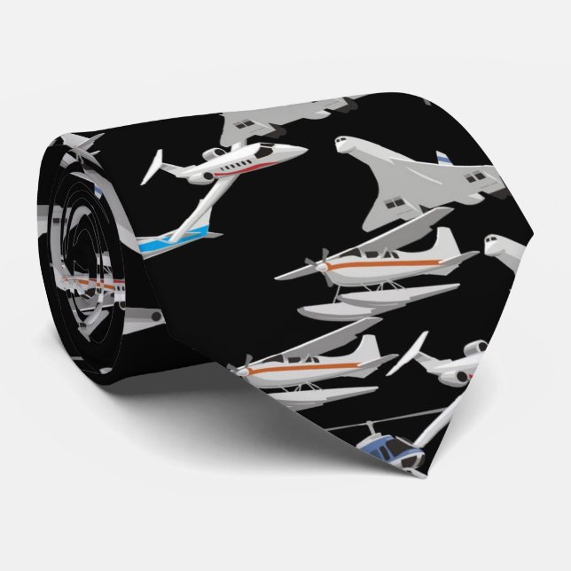 Airplanes33 Tie (Rolled)