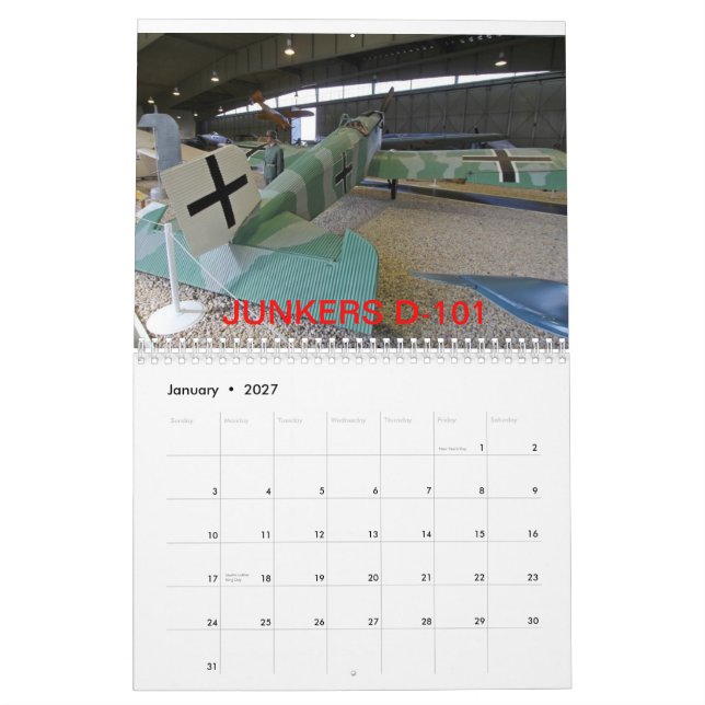AIRPLANES GONE WILD CALENDAR 2013 (Jan 2027)