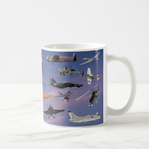 AIRPLANES ON A CAROLINA BLUE SKY COFFEE MUG