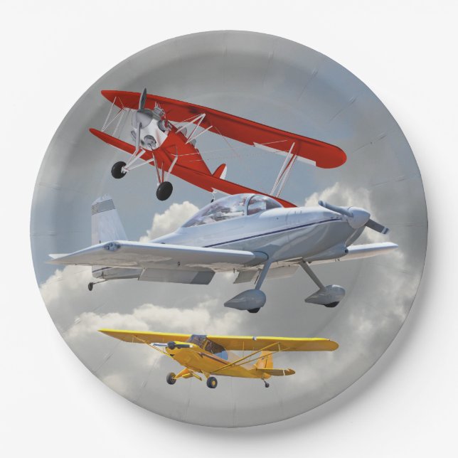 AIRPLANES PAPER PLATE (Front)