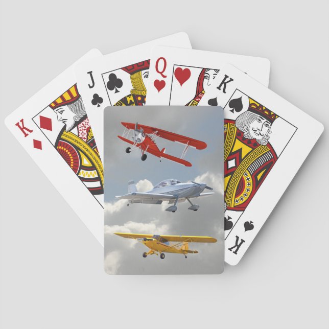 AIRPLANES PLAYING CARDS (Back)