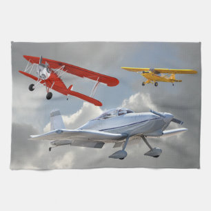 AIRPLANES TEA TOWEL