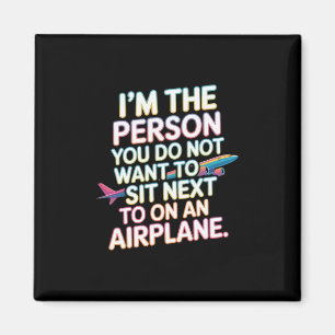 Airport Humor Unhinged Funny Emrring Vacation Gag  Magnet