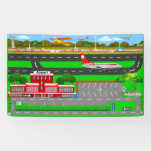 Airport Roads for Cars 3' x 5' 