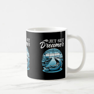 Airport Sleep Pod International World Traveler Tra Coffee Mug