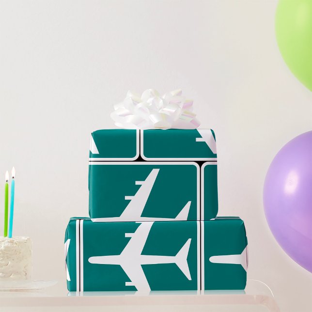 Airport Symbol Sign Aeroplane Travel Icon  Wrapping Paper (Creator Uploaded)