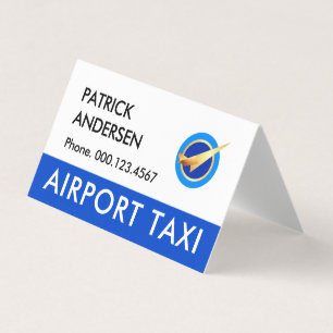 Airport Taxi Cab Service Driving Business Card