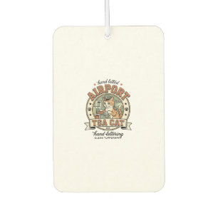 Airport TSA Cat Airport TSA Cat Vintage Vector Art Car Air Freshener