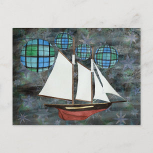 Airship Campbell Postcard