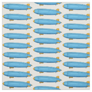 Airship cartoon illustration fabric