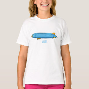 Airship cartoon illustration T-Shirt