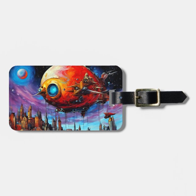 Airship I Luggage Tag (Front Horizontal)