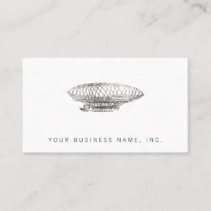 airship (letterpress style) business card