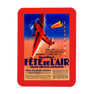 Airshow Featuring Haryse Hilsz Promotional Poste Magnet