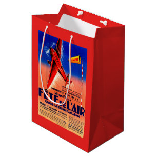 Airshow Featuring Haryse Hilsz Promotional Poste Medium Gift Bag