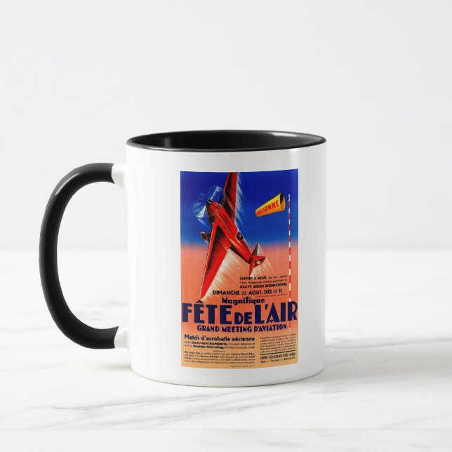 Airshow Featuring Haryse Hilsz Promotional Poste Mug (Left)
