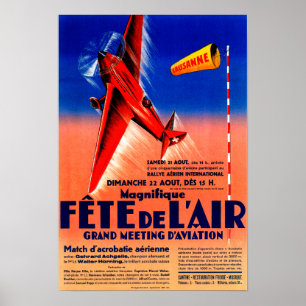 Airshow Featuring Haryse Hilsz Promotional Poste Poster