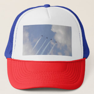 Airshow Military Jet Formation Trucker Hat