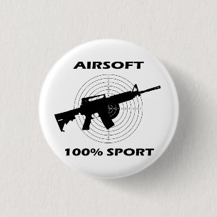 AIRSOFT 3 CM ROUND BADGE