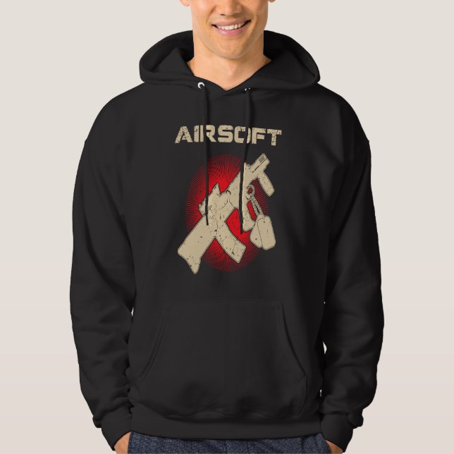 Airsoft Airsoft Marker Military Look Hoodie (Front)