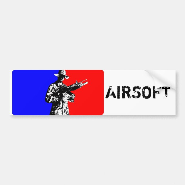 AIRSOFT bumper sticker (Front)