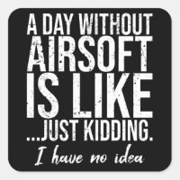 Airsoft funny sports gift idea
