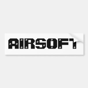 Airsoft Gear "Bumper Sticker" Bumper Sticker