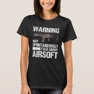 Airsoft Gun Game Shooting Training Player Airsofti T-Shirt